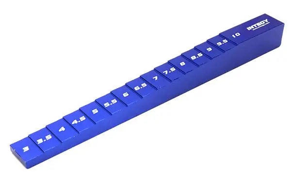 Integy Ride Height Gauge for Drift & TC (3-to-10mm) C27139BLUE